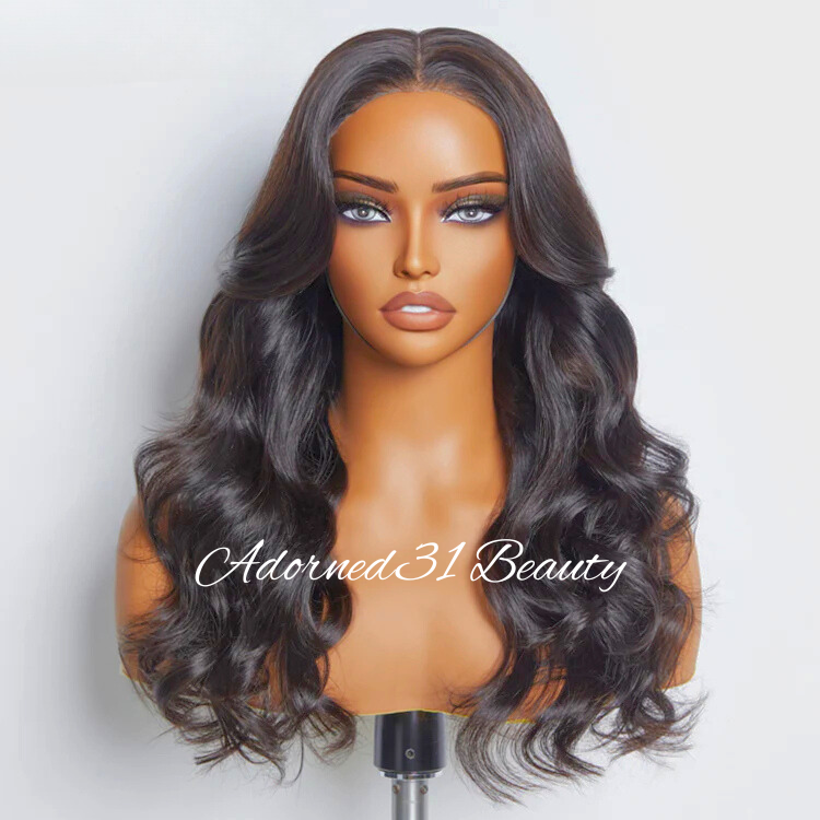 5x5 HD Lace Body Wave Human Hair 24" Wig | Glueless Wig | Adorned31 Beauty